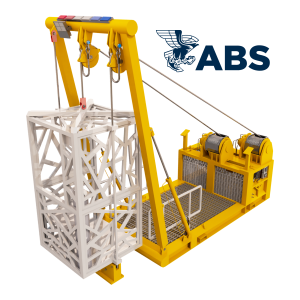 ABS CLASSED - Diver Launch and Recovery System with Single Diver Basket (LARS)
