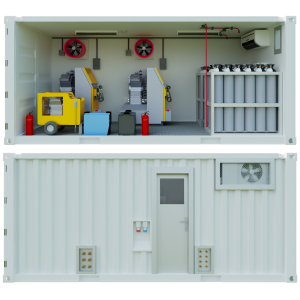 Containerized Machinery Van